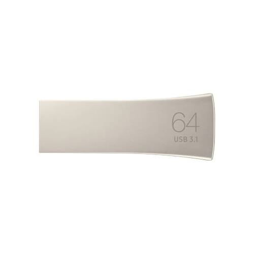 Alt View 13. Samsung - BAR Plus 64GB USB 3.1 Flash Drive - Champagne Silver.