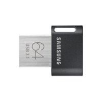 Samsung - FIT Plus 64GB USB 3.1 Flash Drive - Black - Front_Zoom