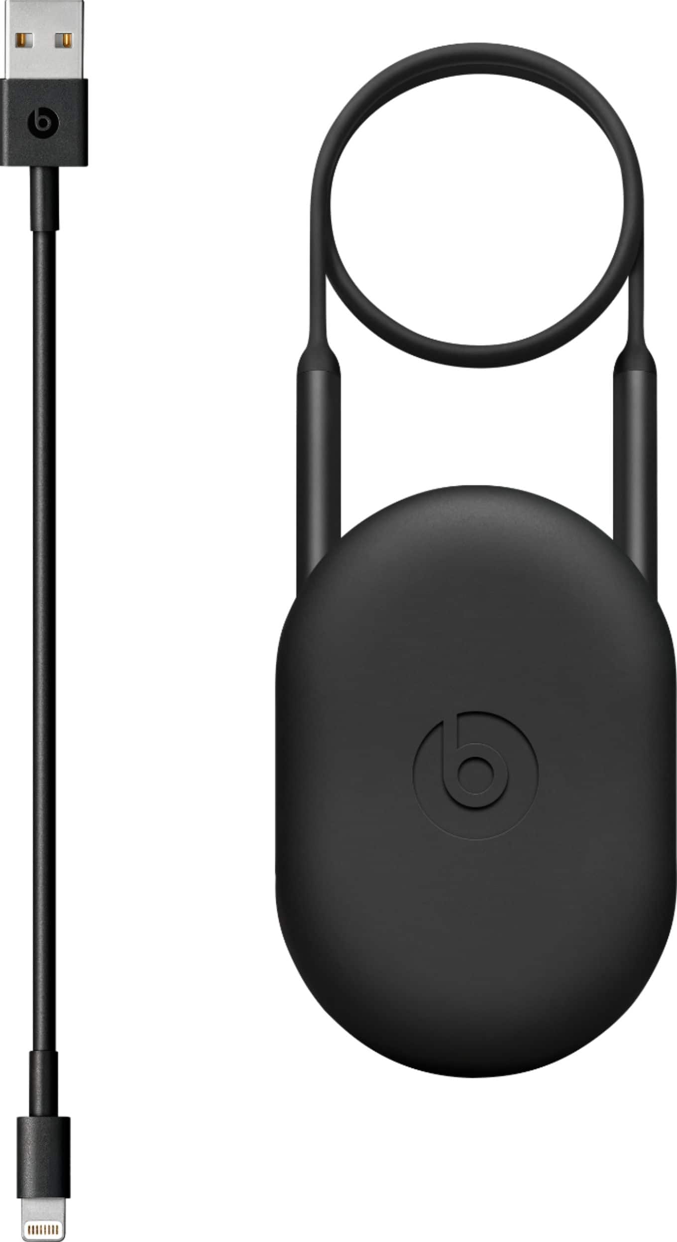 Alt View 23. Beats - BeatsX Wireless Earphones - Black.