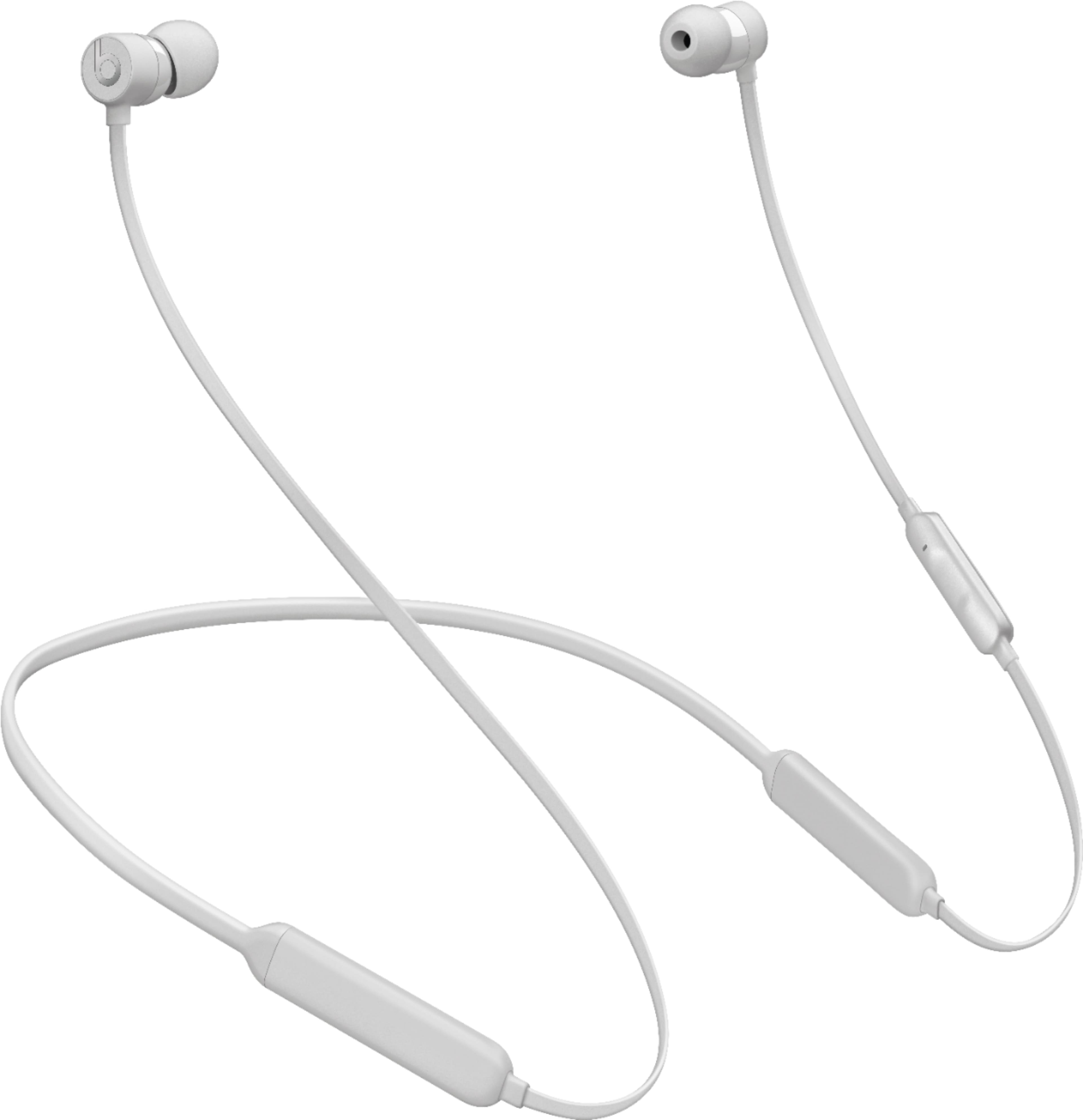 Angle. Beats - BeatsX Wireless Earphones - Satin Silver.