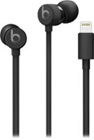 Beats by Dr. Dre - urBeats³ Earphones with Lightning Connector - Black - Front_Zoom