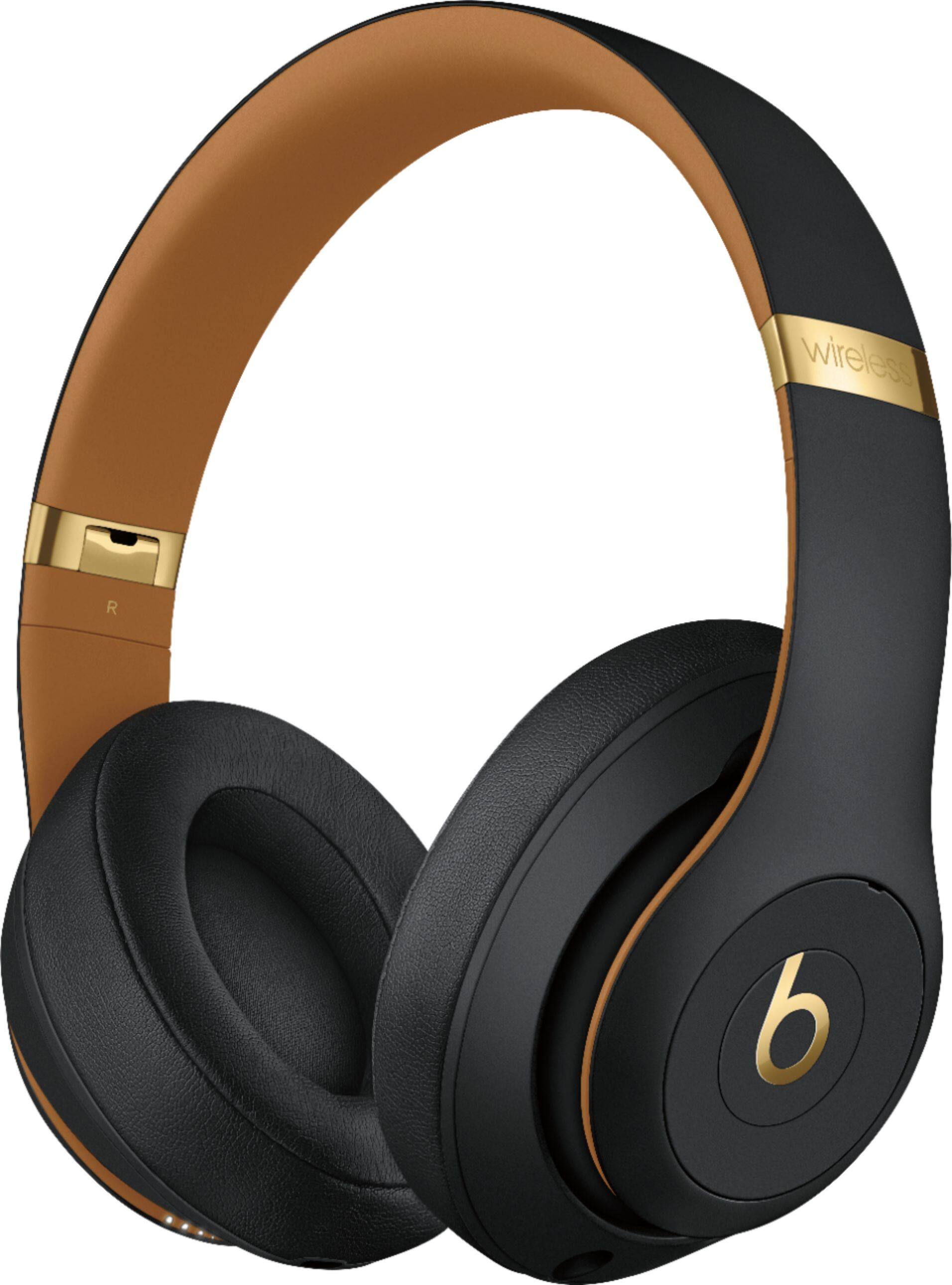 Best Buy: Beats Studio³ Wireless Noise Cancelling Headphones Beats Skyline  Collection Midnight Black MTQW2LL/A