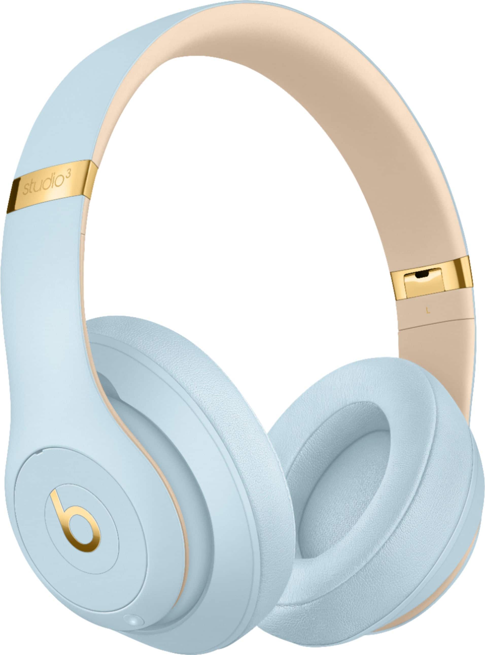 Angle. Beats - Beats Studio³ Wireless Headphones - Beats Skyline Collection - Crystal Blue.