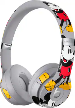 Beats - Refurbished Excellent - Solo3 Wireless Headphones - Mickey's 90th Anniversary Edition - Gray