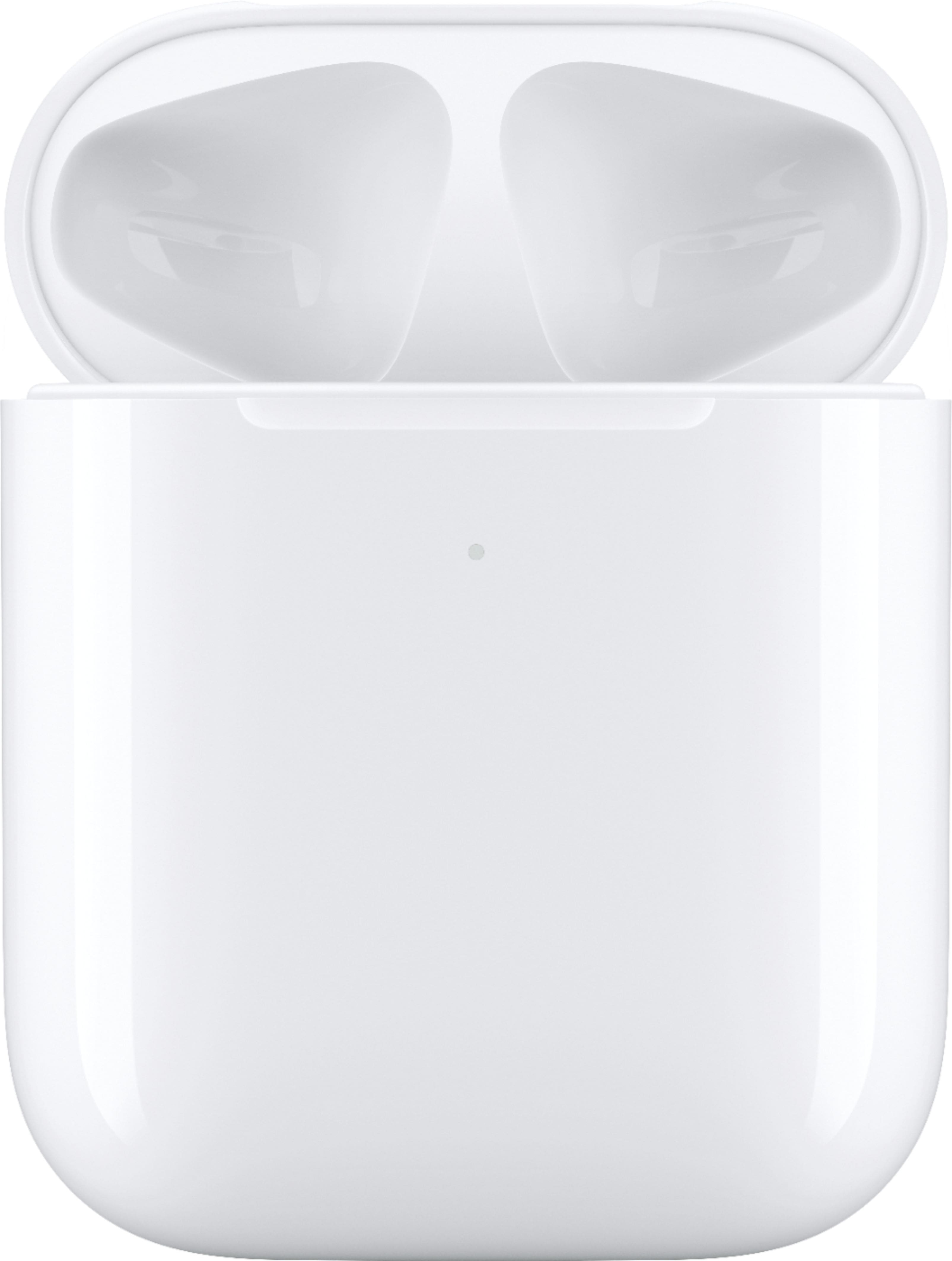 Alt View 11. Apple - AirPods Wireless Charging Case - White.