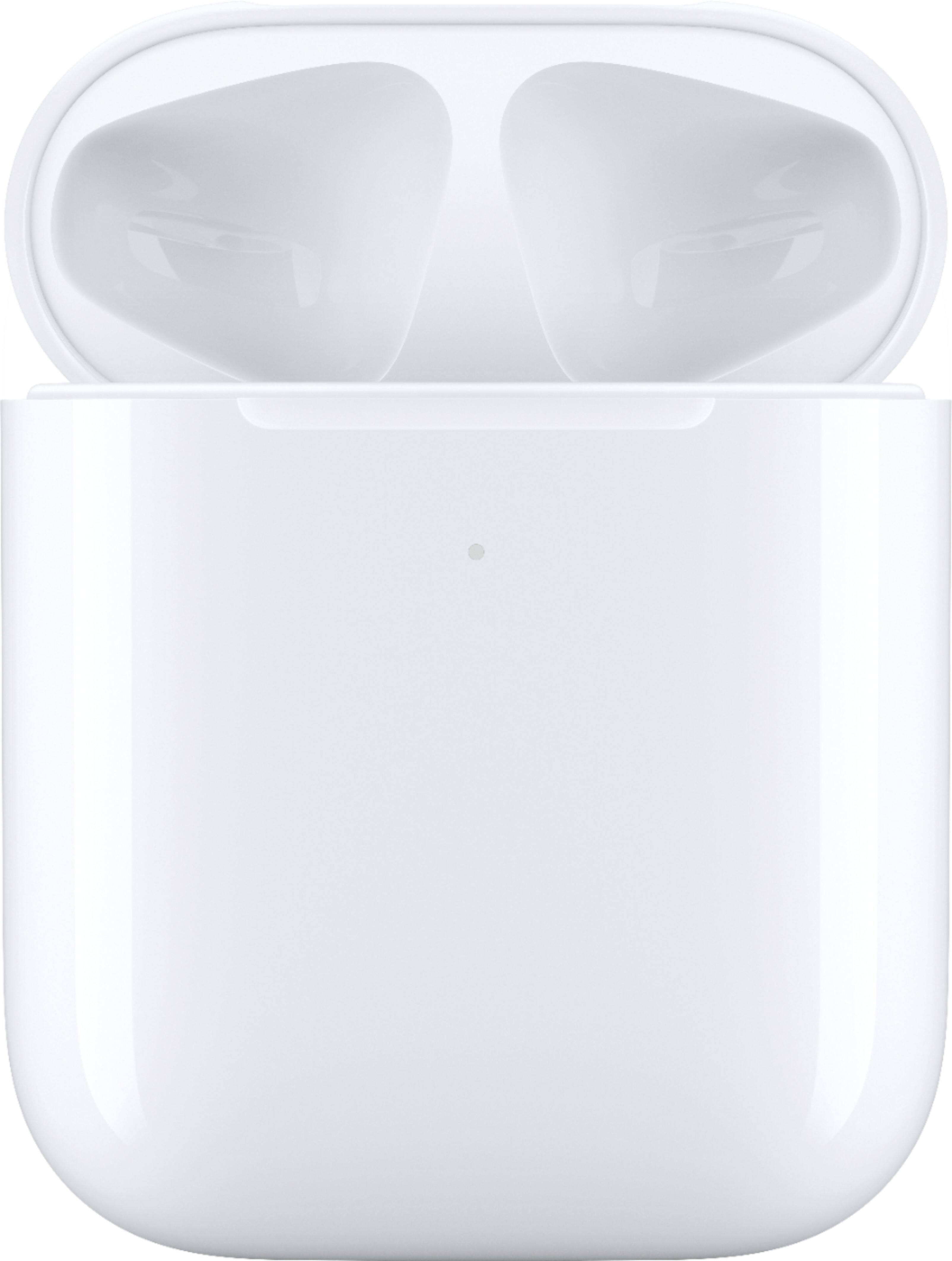 Alt View 11. Apple - AirPods Wireless Charging Case - White.
