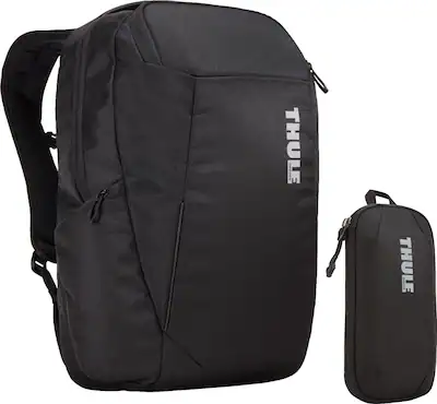 backpack for laptop and tablet Travel Fits 17 Inch Computer & With USB Charging Port Black 2 durable top handles EVERKI Versa 2 Premium Laptop