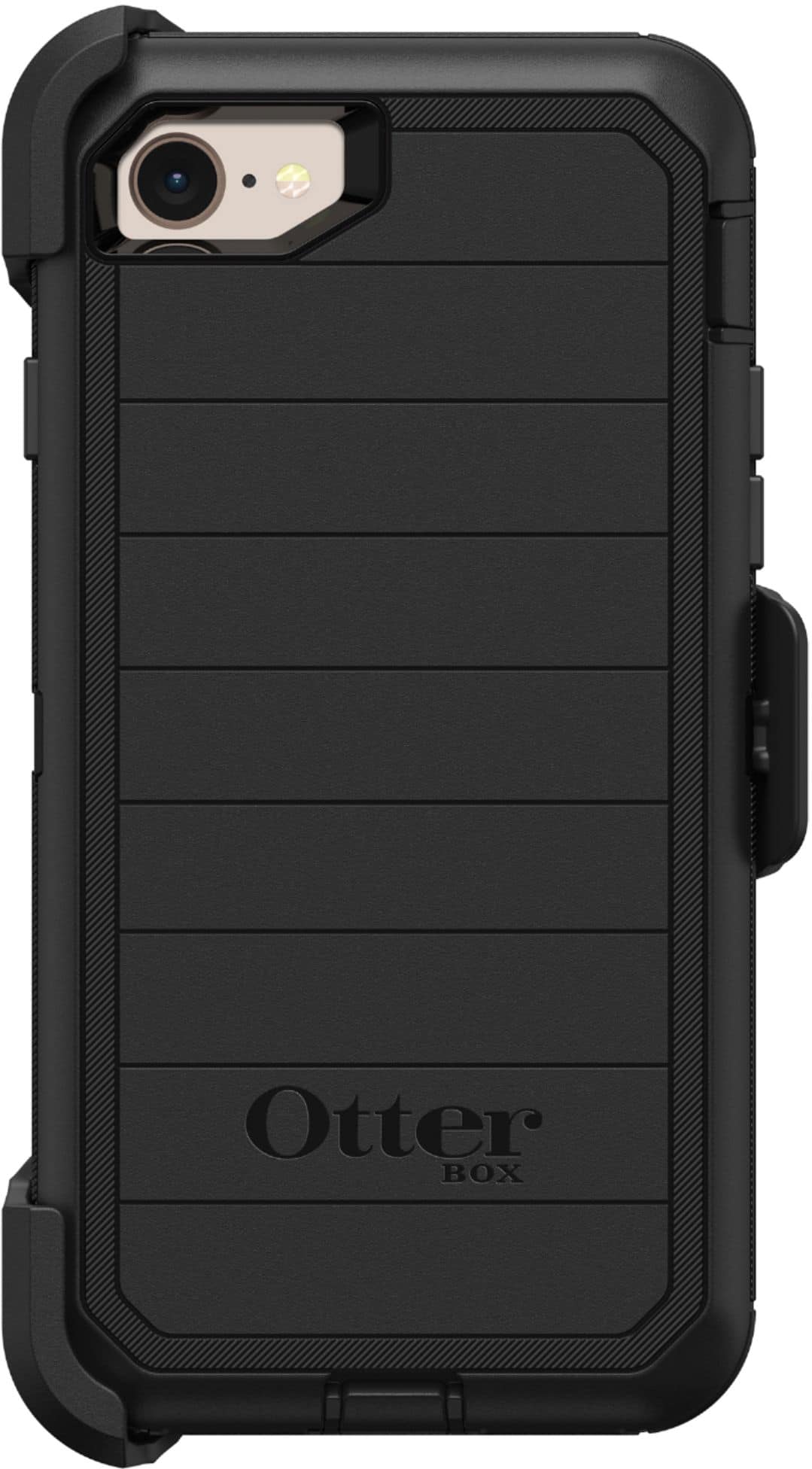 Alt View 11. OtterBox - Defender Series Pro Hard Shell Case for Apple iPhone 7, 8 and SE (2nd generation) - Black.