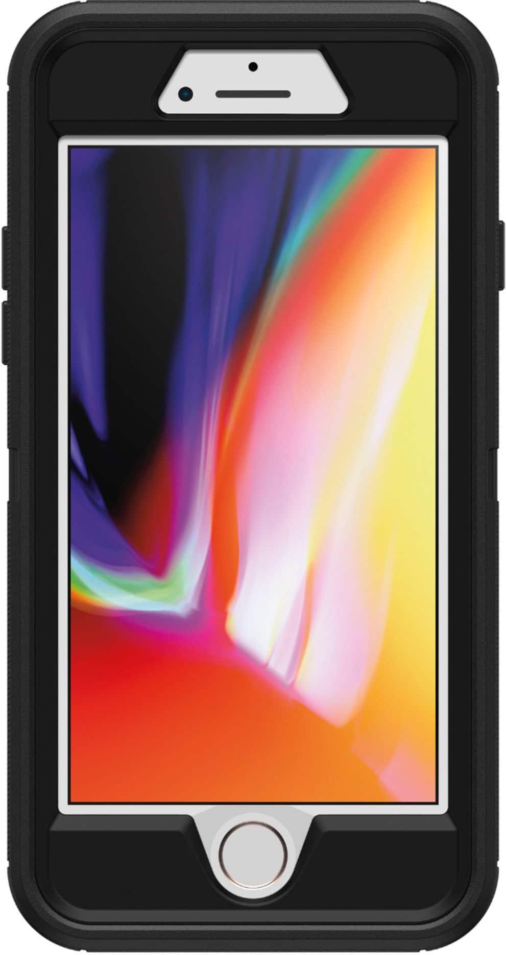 Alt View 2. OtterBox - Defender Series Pro Hard Shell Case for Apple iPhone 7, 8 and SE (2nd generation) - Black.