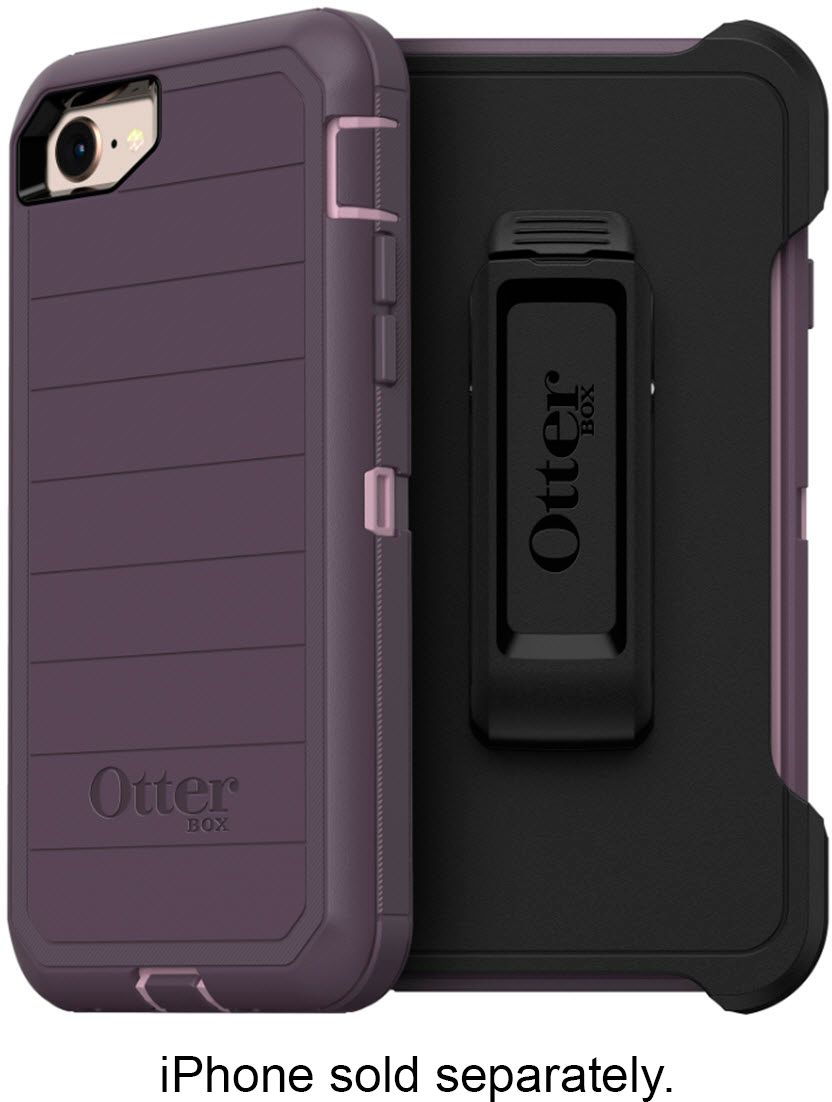 Otterbox Defender Series Pro Modular Case For Apple Iphone 7 8 And Se 2nd Generation Purple bbr Best Buy