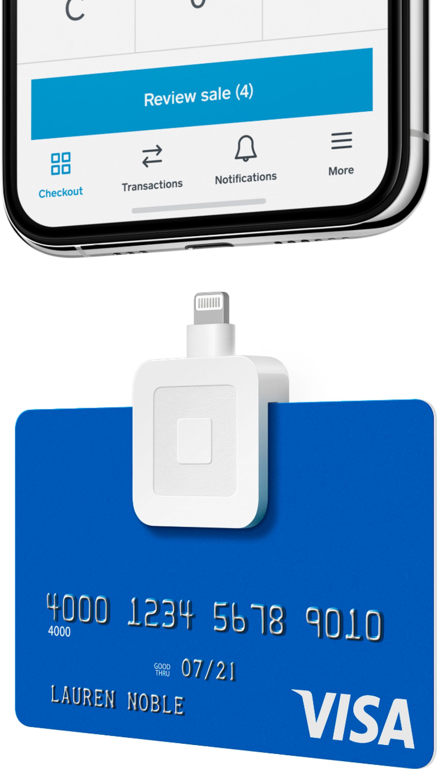 Square Reader for Magstripe (with headset jack) White 8085036