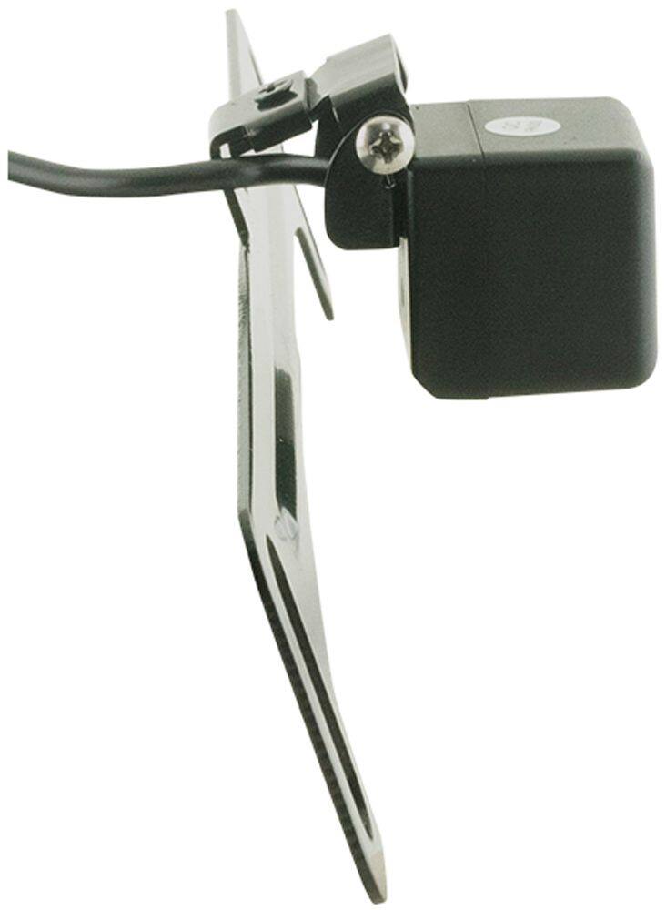 Alt View 12. EchoMaster - Universal License Plate Back-Up Camera with Dynamic Parking Lines - Black.