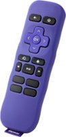 Insignia™ - Remote Cover for Roku Express and Premiere - Purple - Angle_Zoom