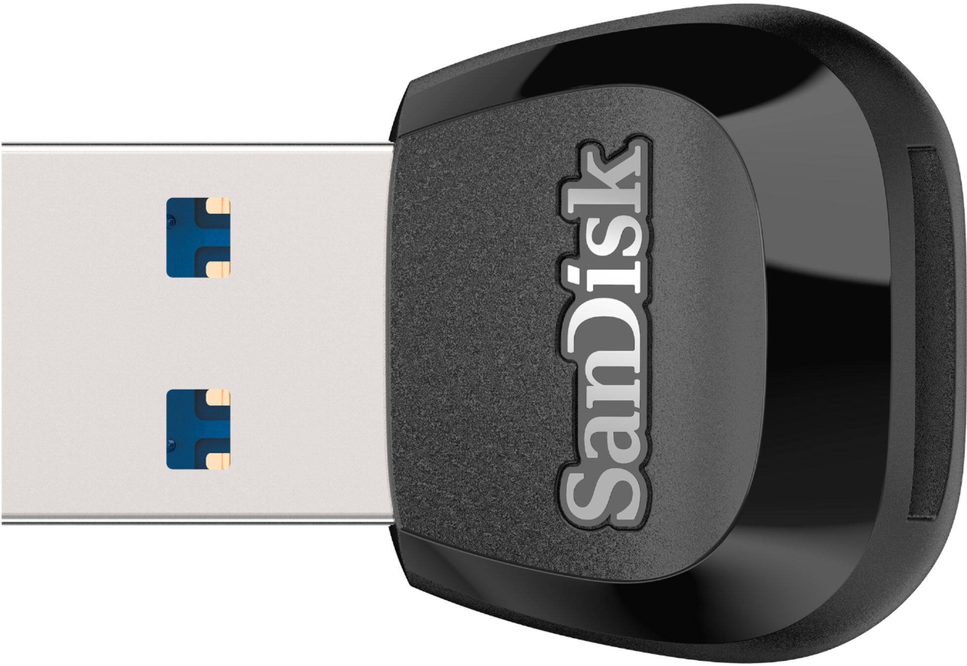 Alt View 11. SanDisk - MobileMate USB 3.0 microSD Card Reader - Black.