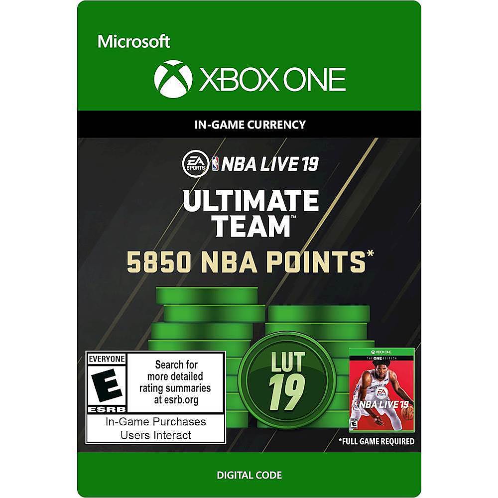 NBA LIVE 19 Ultimate Team™ 5,850 NBA Points Digital 7F6-00201