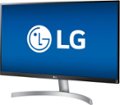 Left Zoom. LG - Geek Squad Certified Refurbished 27UK600-W 27" IPS LED 4K UHD FreeSync Monitor with HDR - Gray/White.