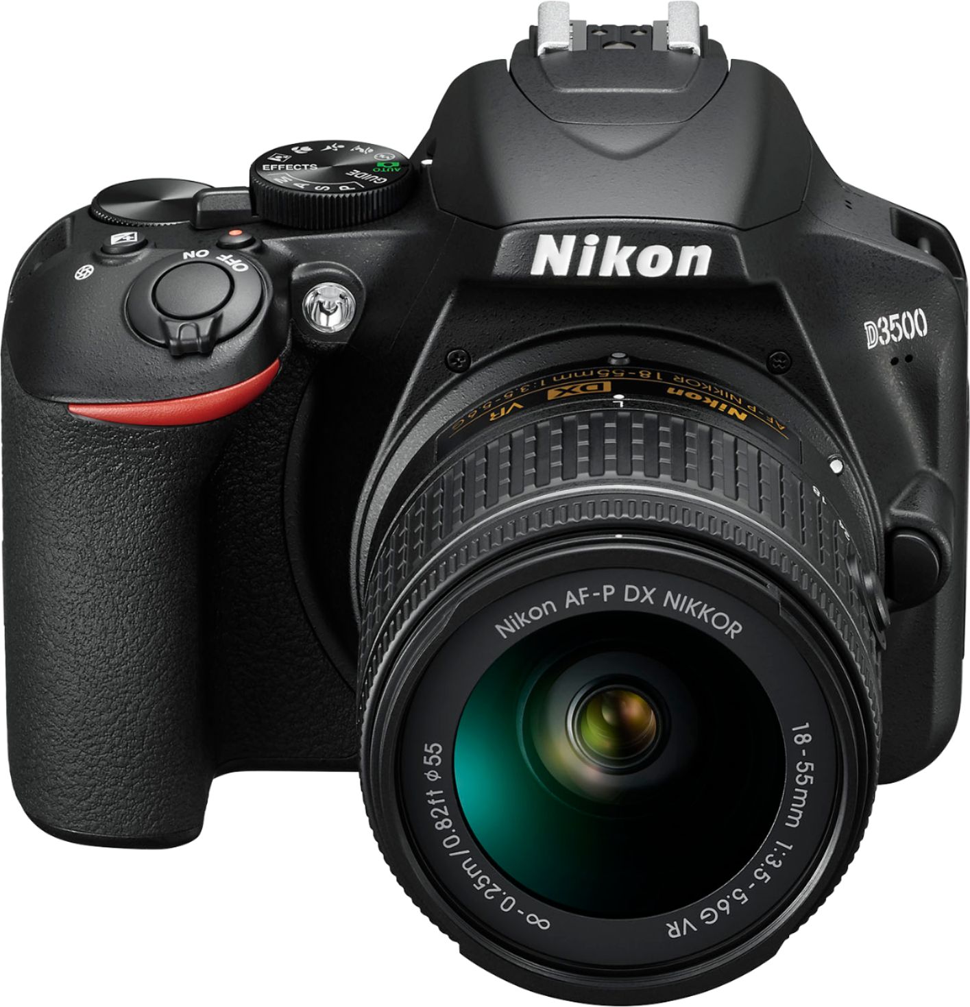 Vacilar Mensajero pegatina Best Buy: Nikon D3500 DSLR Video Two Lens Kit with AF-P DX NIKKOR 18-55mm  f/3.5-5.6G VR & AF-P DX NIKKOR 70-300mm f/4.5-6.3G ED Black 1588