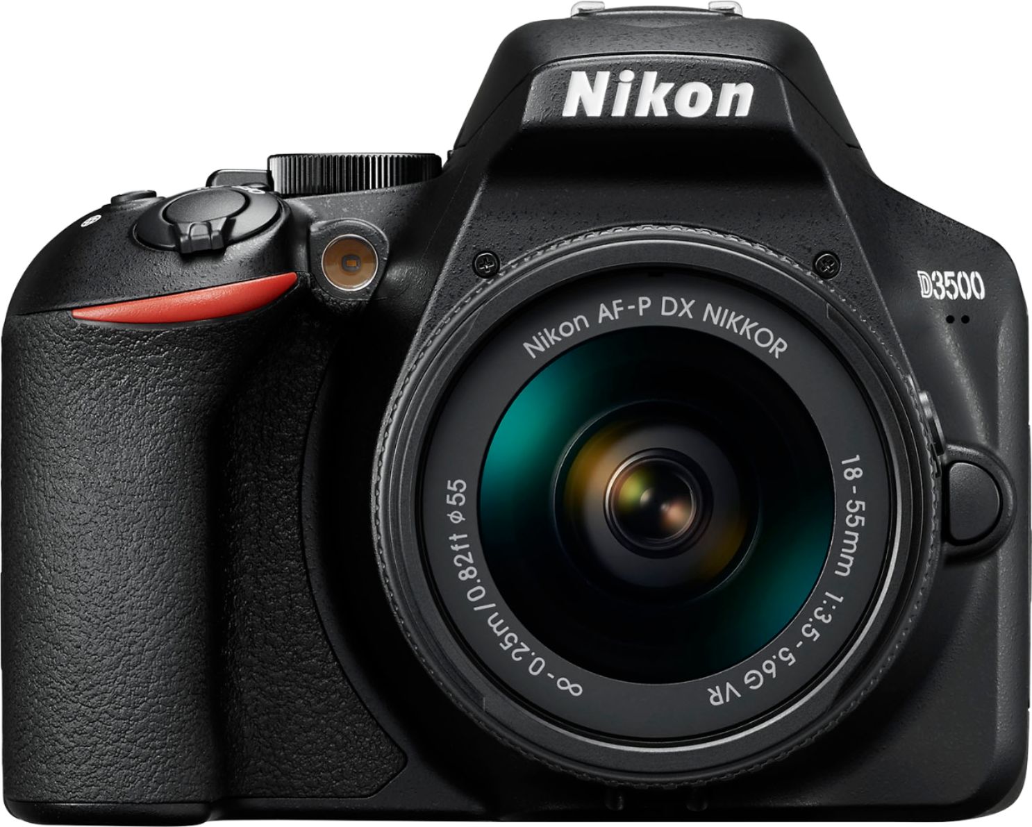 artillery crack Receiver Nikon D3500 DSLR Video Camera with AF-P DX NIKKOR 18-55mm f/3.5-5.6G VR  Lens Black 1590 - Best Buy