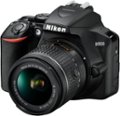 Left Zoom. Nikon - D3500 DSLR Video Camera with AF-P DX NIKKOR 18-55mm f/3.5-5.6G VR Lens - Black.