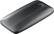 Angle. Samsung - Portable SSD X5 500GB External Portable Solid State Drive with Hardware Encryption - Black.