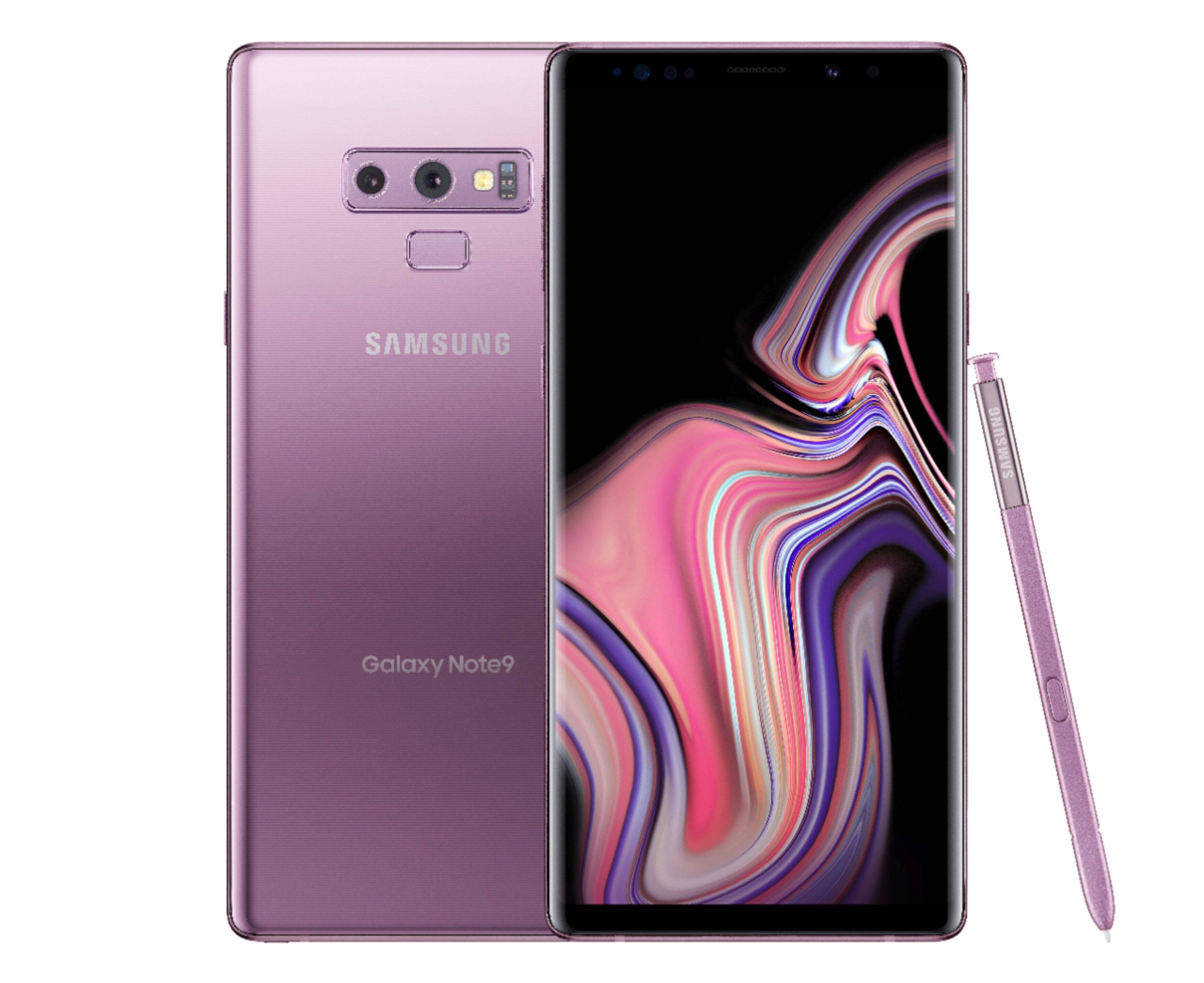 Alt View 11. Samsung - Geek Squad Certified Refurbished Galaxy Note9 128GB - Lavender Purple.