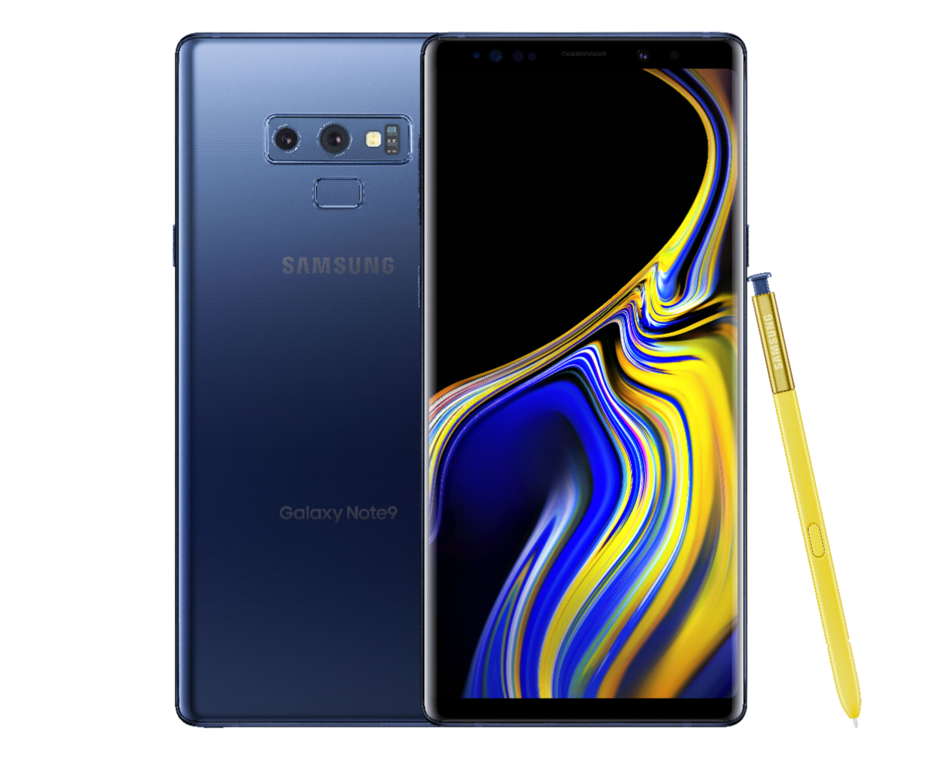 Alt View 11. Samsung - Geek Squad Certified Refurbished Galaxy Note9 512GB - Ocean Blue.