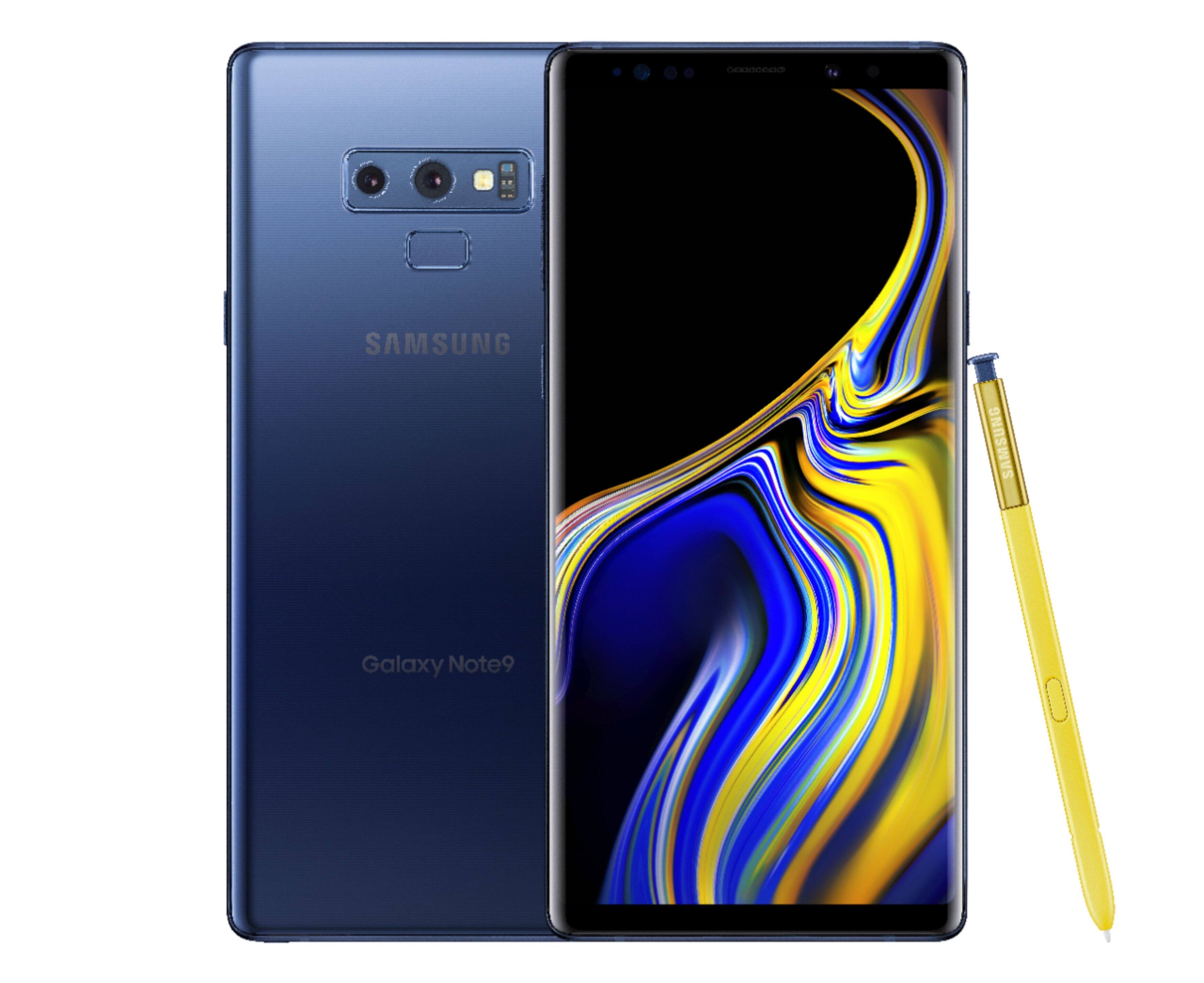Alt View 11. Samsung - Geek Squad Certified Refurbished Galaxy Note9 128GB - Ocean Blue.