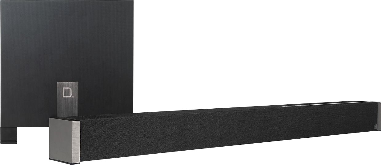 Angle View: Definitive Technology - 5.1 Channel Soundbar System with 8" Wireless Subwoofer - Black