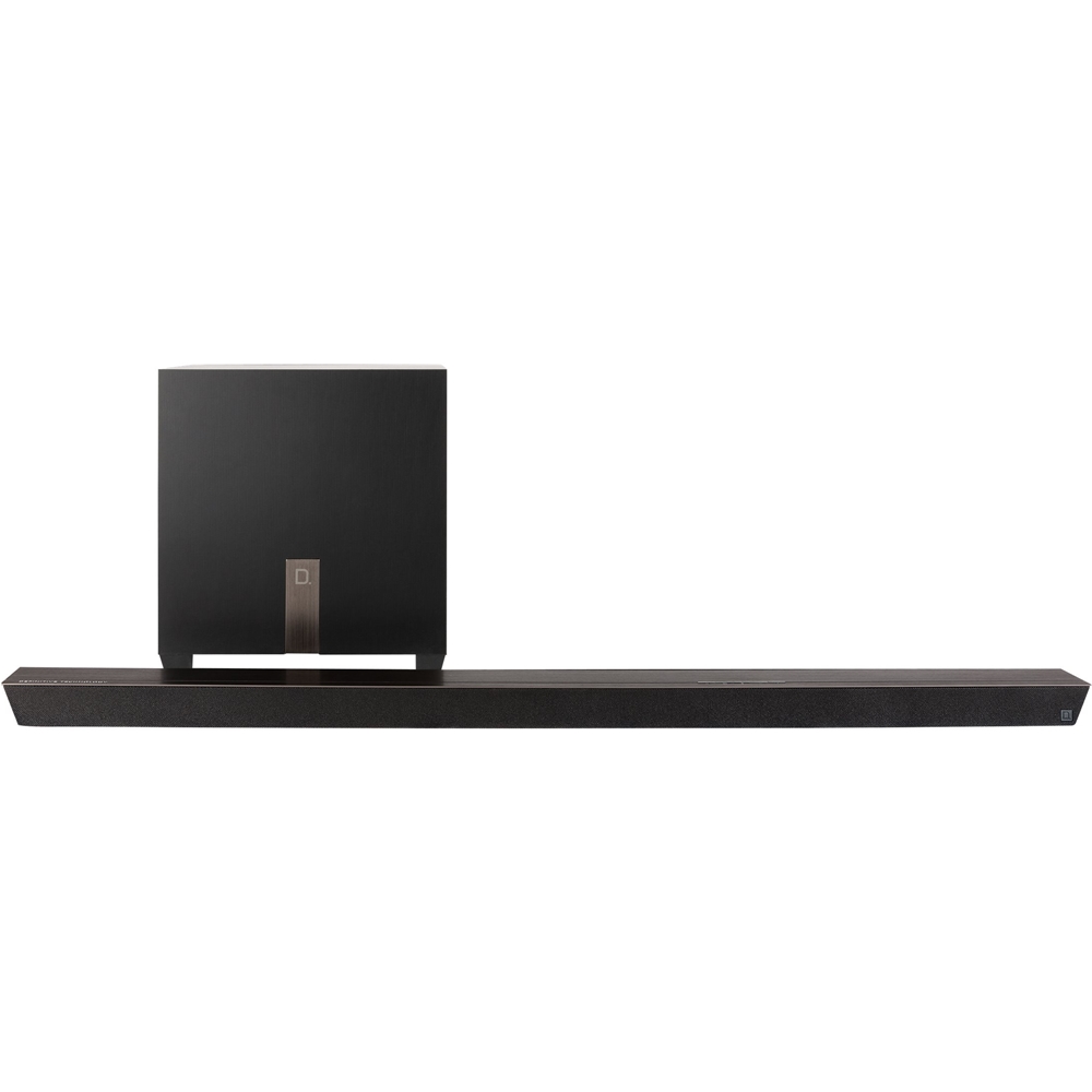 Left View: Definitive Technology - Studio Slim Series 3.1-Channel Soundbar System with 8" Wireless Subwoofer and Chromecast Built-in - Black