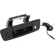 Front. iBEAM - Tailgate Handle Back-Up Camera - Black.