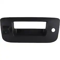 Front. iBEAM - Tailgate Handle Back-Up Camera - Black.