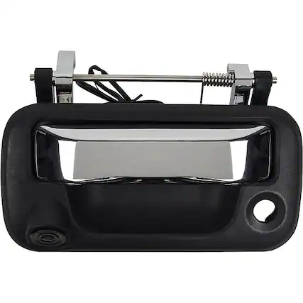 Front. iBEAM - Tailgate Handle Back-Up Camera - Black/Chrome.