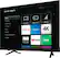 Left. Sharp - 65" Class - LED - 2160p - Smart - 4K UHD TV with HDR - Roku TV - Black.