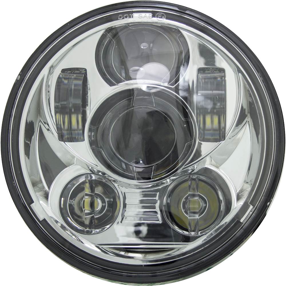 Lighthouse 8 Led Headlight 3 Function Silver L/HLEDHEAD 
