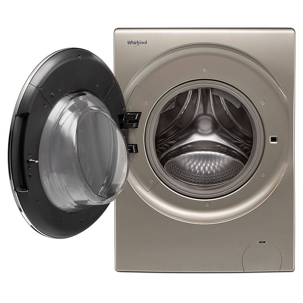 Alt View 12. Whirlpool - 2.8 Cu. Ft. High Efficiency Smart Front Load Washer and Electric Dryer Combo with Load & Go Plus Dispenser - Cashmere.