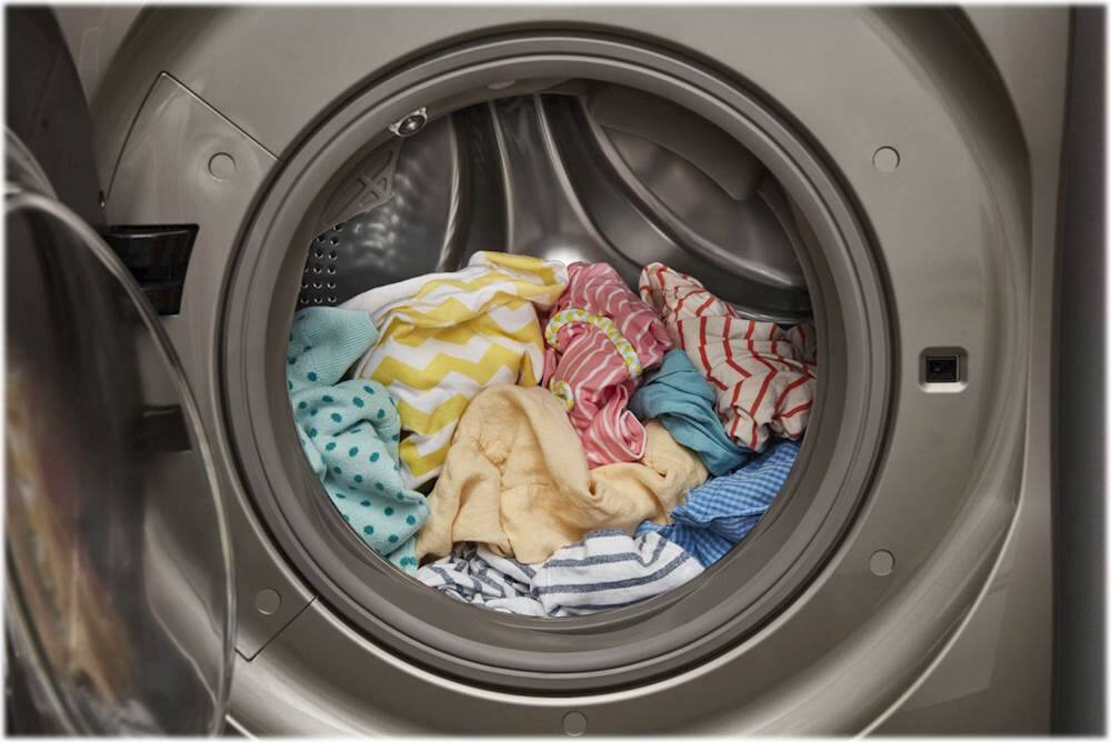 Alt View 16. Whirlpool - 2.8 Cu. Ft. High Efficiency Smart Front Load Washer and Electric Dryer Combo with Load & Go Plus Dispenser - Cashmere.