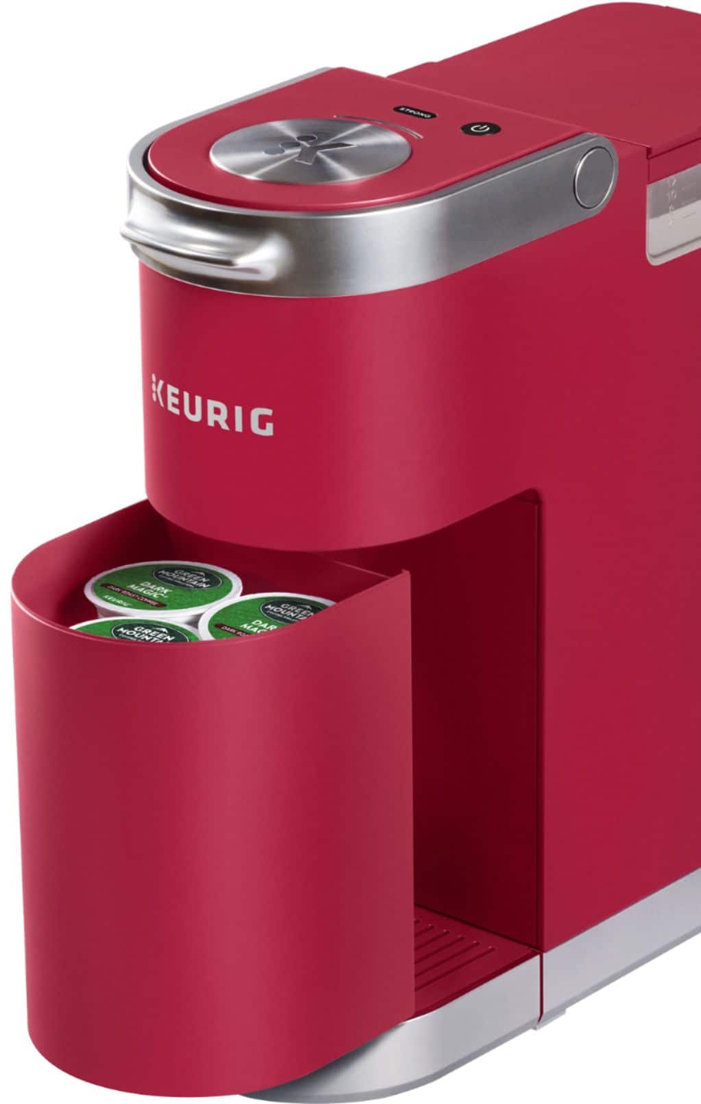 Alt View Zoom 12. Keurig - K-Mini Plus Single Serve K-Cup Pod Coffee Maker - Cardinal Red.