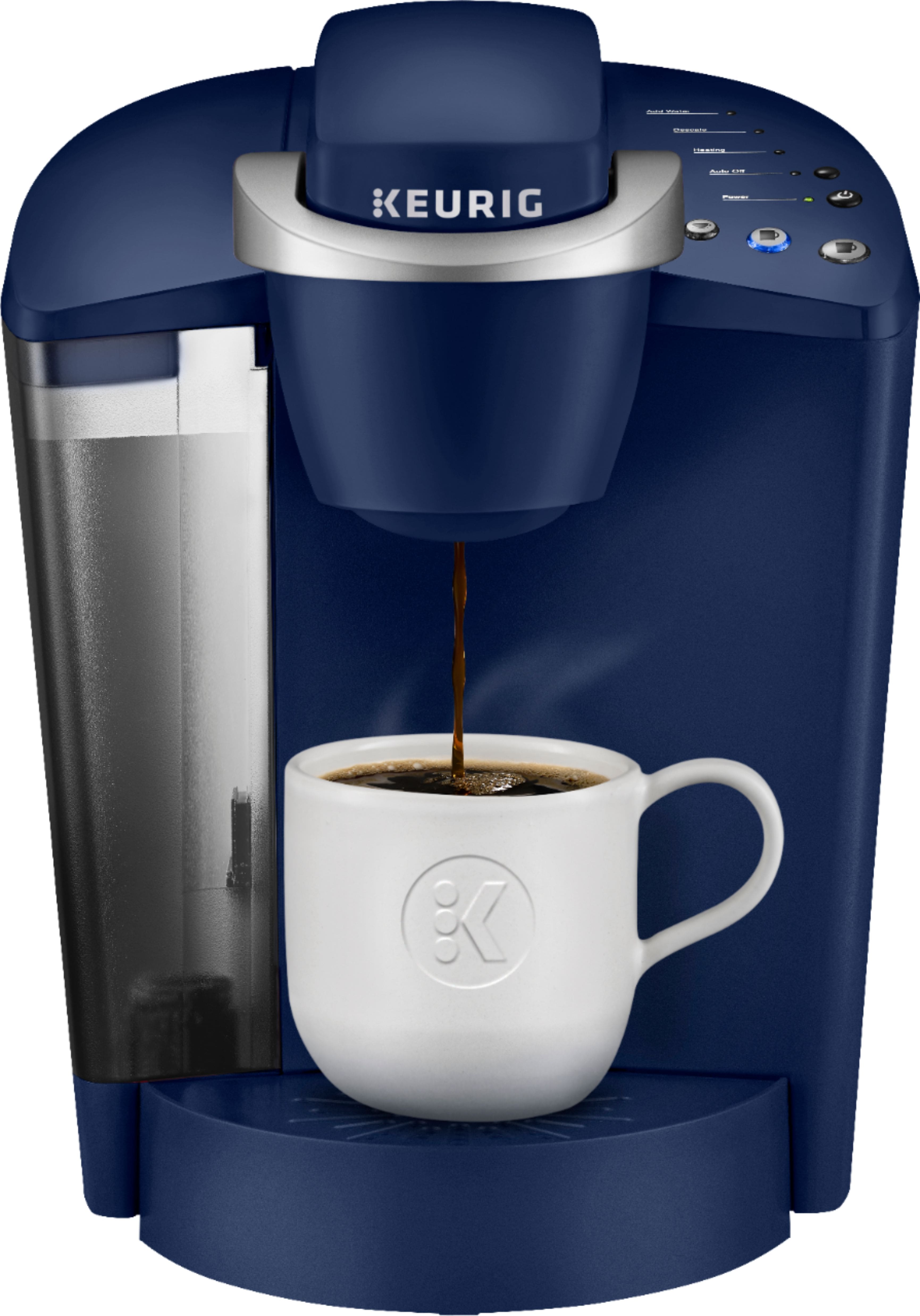 Front. Keurig - K-Classic K50 Single Serve K-Cup Pod Coffee Maker - Patriot Blue.