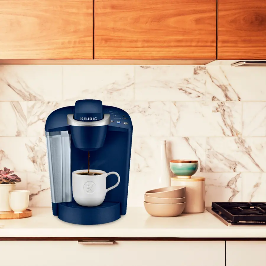 Alt View 16. Keurig - K-Classic K50 Single Serve K-Cup Pod Coffee Maker - Patriot Blue.