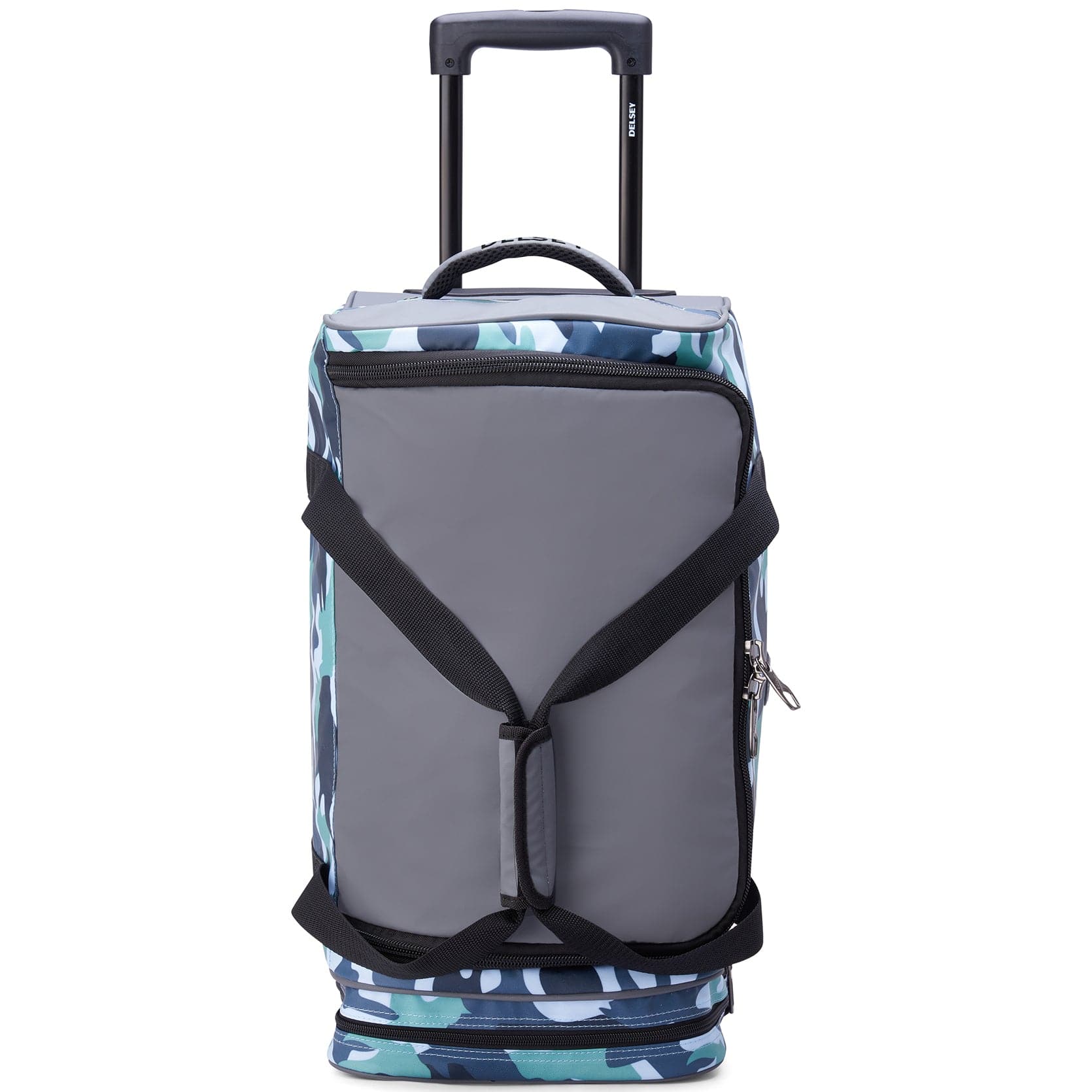Front. Delsey - Delsey Raspail Duffel Bag - 21" Rolling - Camo.