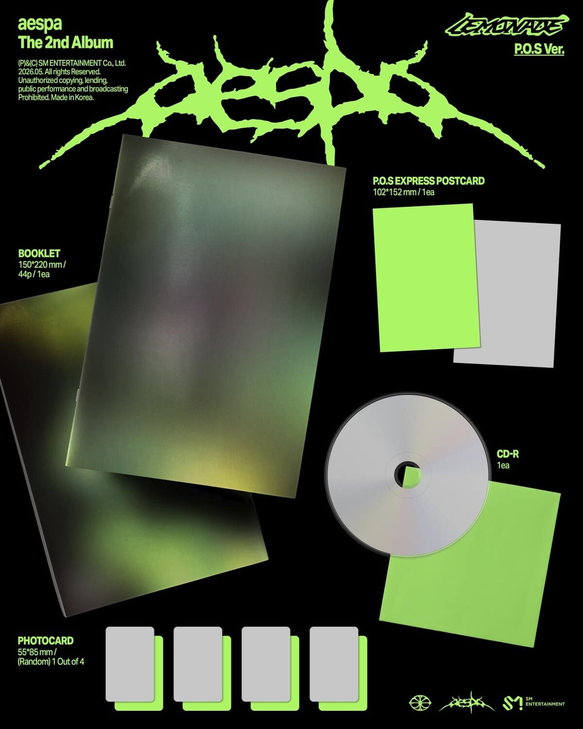 Aespa The 2nd Album 'LEMONADE' COMPACT DISCS [CD] - Best Buy