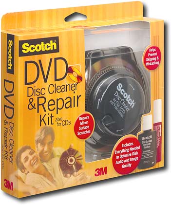 Best Buy: 3M Company Disc Cleaner/Scratch Remover Kit for DVDs AV1160DVD