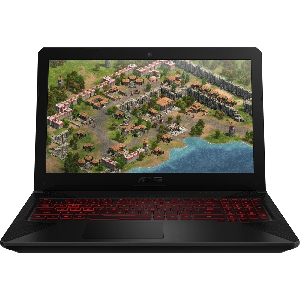 ASUS - Gaming 15 15.6" Laptop - Intel Core i7 - 8GB Memory - NVIDIA GeForce GTX 1050 Ti - 256GB Solid State Drive - Black
