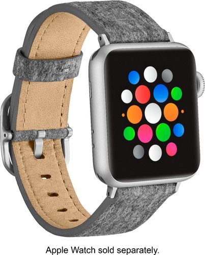 Platinumâ„¢ - Fabric Watch Strap for Apple WatchÂ® 38mm and 40mm - Light Gray was $29.99 now $16.79 (44.0% off)