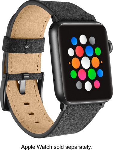Platinumâ„¢ - Fabric Watch Strap for Apple WatchÂ® 42mm and 44mm - Dark Gray was $29.99 now $16.79 (44.0% off)