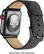 Alt View 14. Platinum™ - Fabric Watch Band for Apple Watch 42mm, 44mm (Series 1-8) and Apple Watch Ultra 49mm - Dark Gray.