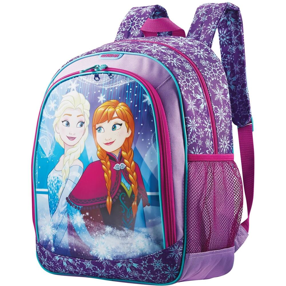 Purple disney online backpack