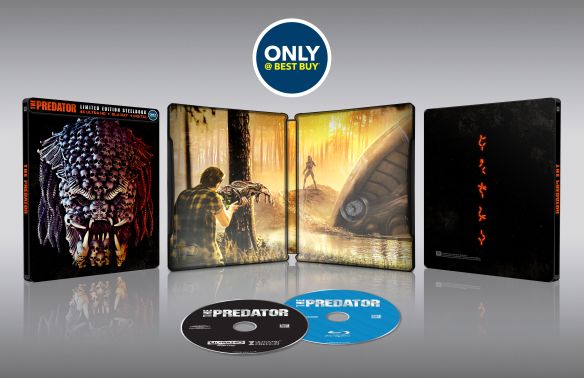  The Predator [SteelBook] [Includes Digital Copy] [4K Ultra HD Blu-ray/Blu-ray] [Only @ Best Buy] [2018]