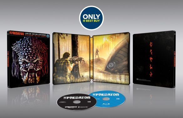 The Predator [SteelBook] [Includes Digital Copy] [4K Ultra HD Blu-ray/Blu-ray] [Only @ Best Buy] [2018] - Front_Standard