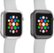 Angle Zoom. Modal™ - Bumper for Apple Watch™ 40mm (2-Pack) - Clear/Space Gray.